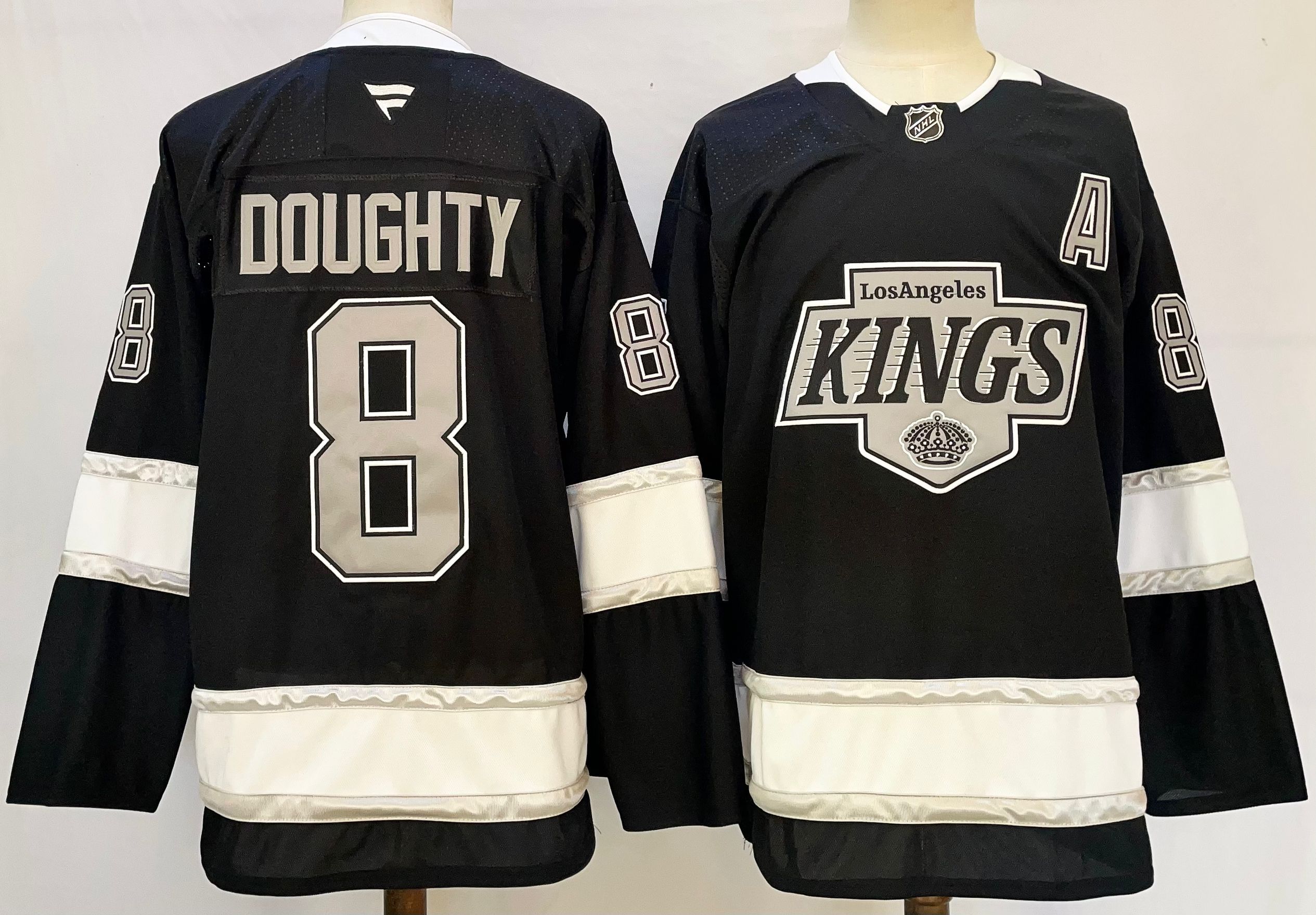 Men Los Angeles Kings #8 Doughty Black 2025 Home Premier Player NHL Jersey->los angeles kings->NHL Jersey